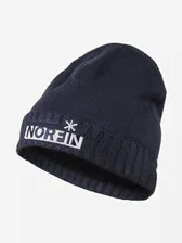 Шапка бини мужская зимняя Norfin BREEZE трикотажная, Черный