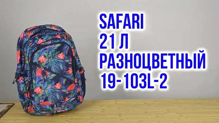 Распаковка Safari 46 х 33 х 14 см 21 л Разноцветный 19-103L-2