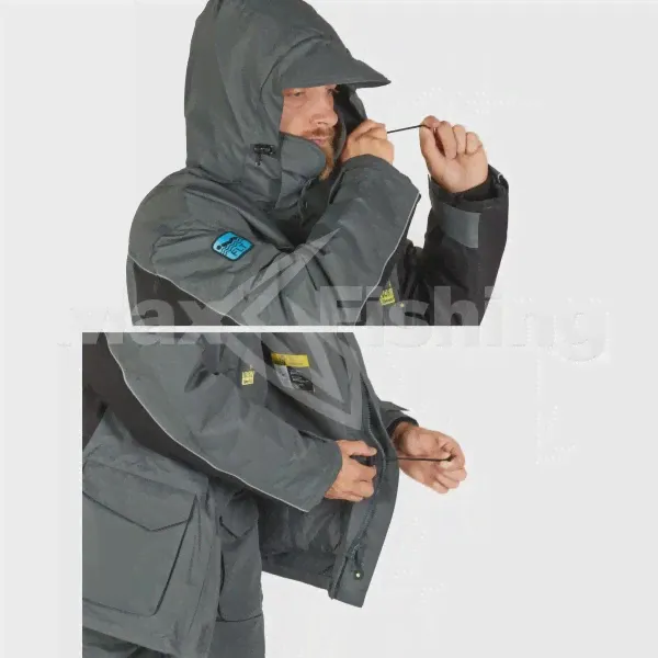 Костюм-поплавок зимний Norfin Element FLT 2XL Gray-2