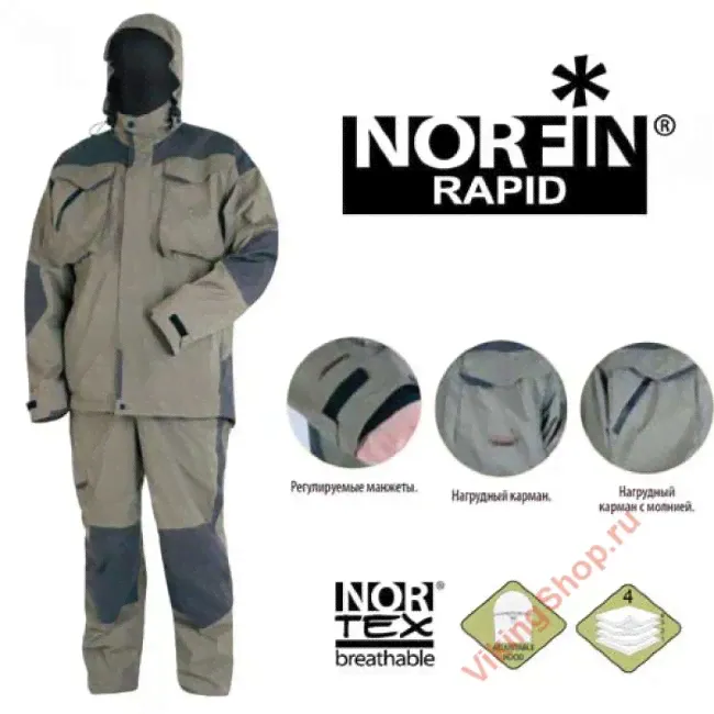 Костюм от дождя Norfin RAPID р.M