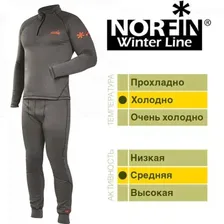 Термобелье NORFIN WINTER LINE GRAY 03 Р.l 3036003-L