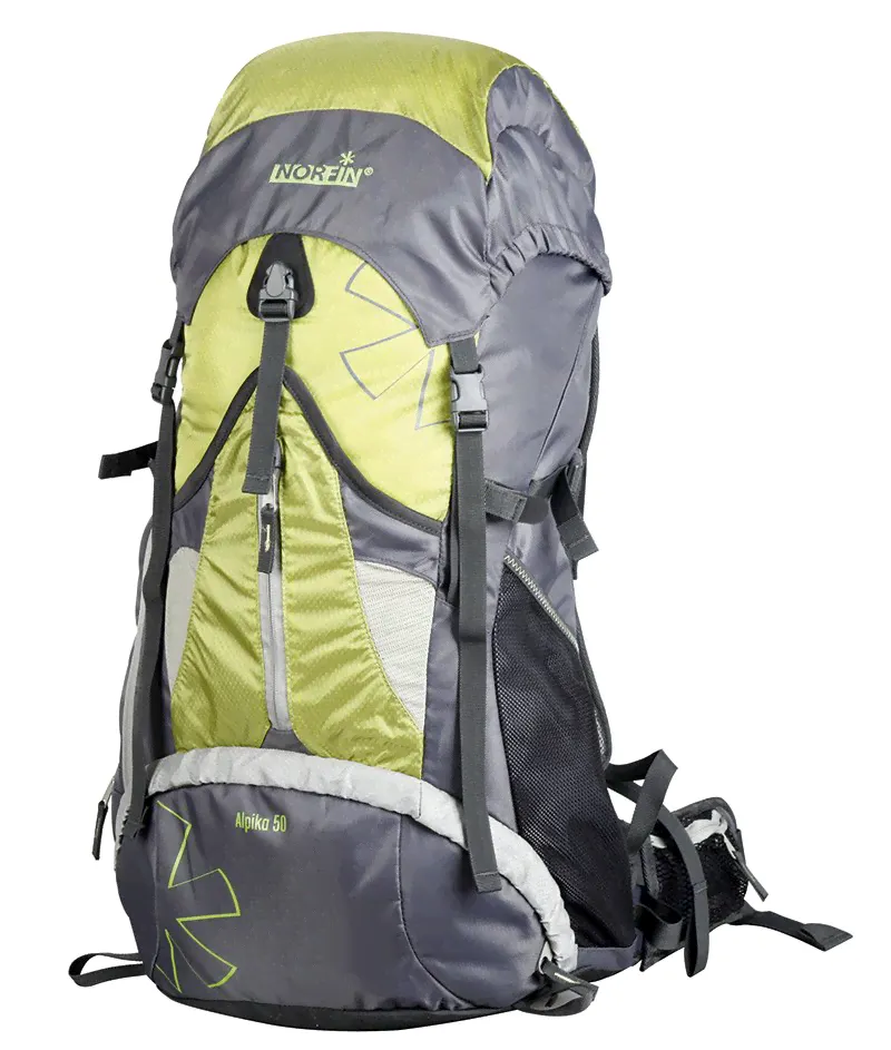 Рюкзак Norfin Alpika 50 NF Серый/зеленый-0