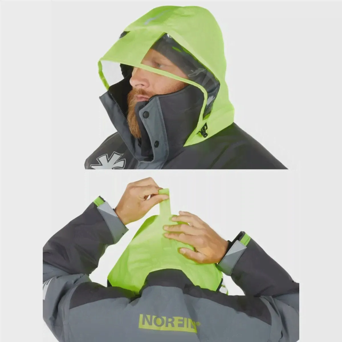 Костюм-поплавок зимний Norfin Signal 2 Pro 4XL Gray-4