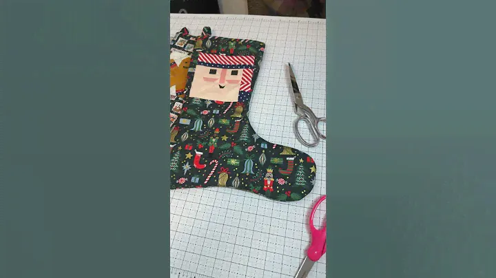 The cutest Christmas stockings ever!! Learn how to make them today! #sew #sewing #christmasdecor