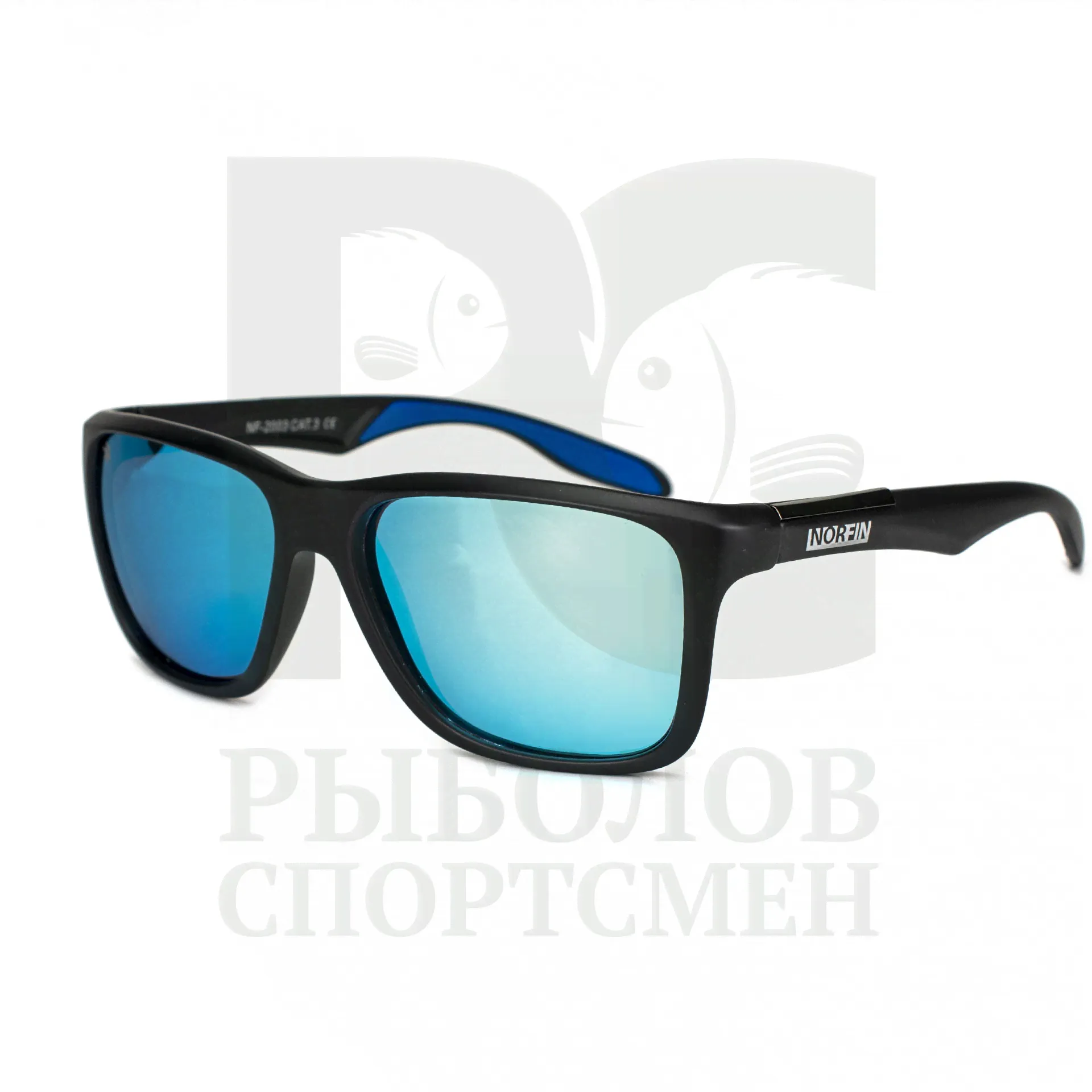 Очки "Norfin" Revo #03 линзы голубые-0