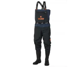 Полукомбинезон забродный Norfin PILOT BOOTFOOT р.45-XL с сапогами резина | OHOTA-RYBALKA.RU