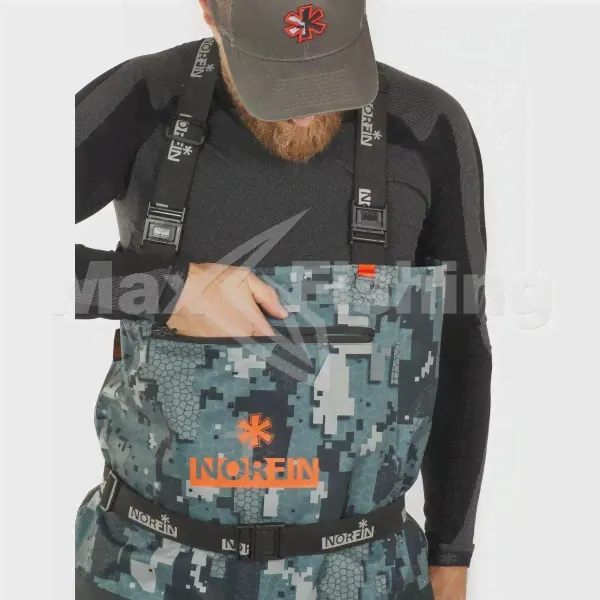 Полукомбинезон забродный Norfin Pilot Bootfoot р. 44-L Camo-3