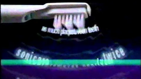 First Sonicare Electric Toothbrush commercial 1998