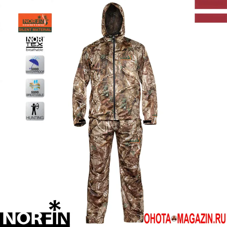 Камуфлированный костюм для охоты Norfin Hunting Compact Passion