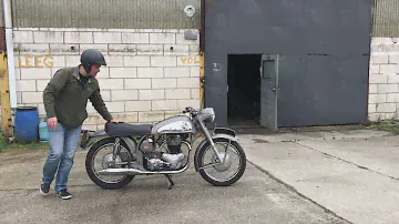 Test ride bike 144: Norton 99 600cc 1956.