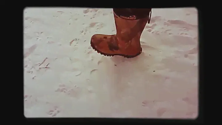 MSV. The frost snowing across park in my Norfin Hunting FOREST EVA boots.
