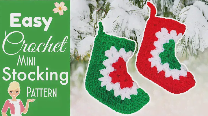 FASTEST Crochet Christmas Stocking Boot Pattern!