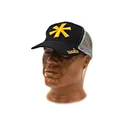 Бейсболка Norfin Ultimate Protection Logo черно-серая (сетка)