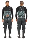 Полукомбинезон забродный Norfin PILOT CAMO BOOTFOOT (с сапогами)