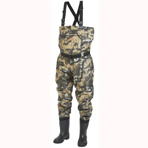 Полукомбинезон забродный Norfin Rapid Camo тк. ПВХ/нейлон Хаки-0