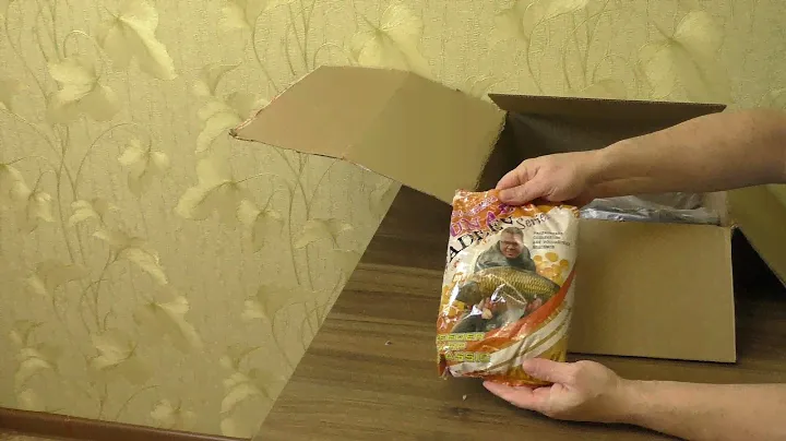 unboxing посылка из интернет магазина Spinningline, распаковка голова подсачека