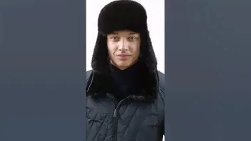 Мужская ушанка с натуральным мехом, натуральной кожей и замшей (Арт.101011221BLACK)