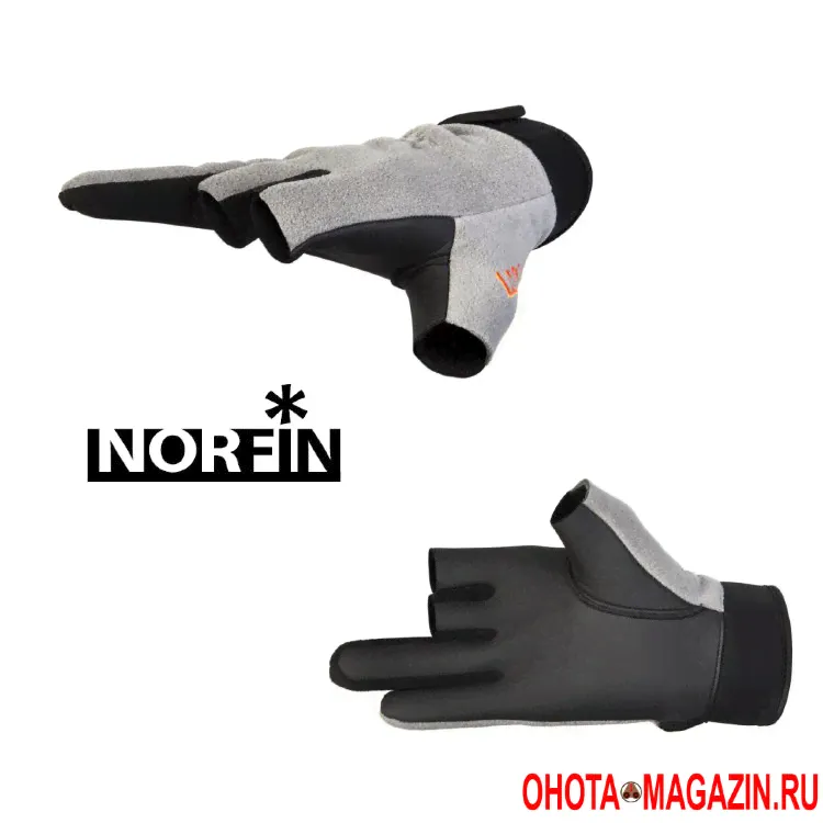 Перчатки для рыбалки с обрезными пальцами NORFIN Argo-2