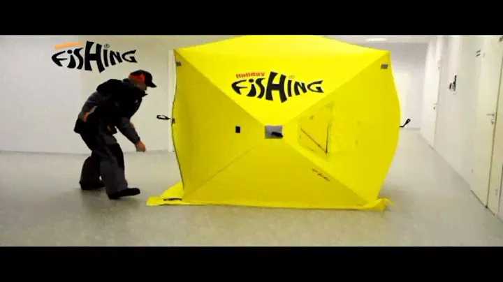 Установка и сборка палатки Holiday Fishing HOT CUBE