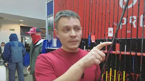 с Юрой Лисовским на стенде Salmo / Feeder Concept / Lucky John / Norfin /  весна 2020