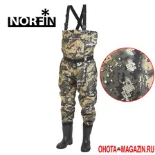 Камуфляжные забродни для охоты и рыбалки NORFIN Rapid (вейдерсы)