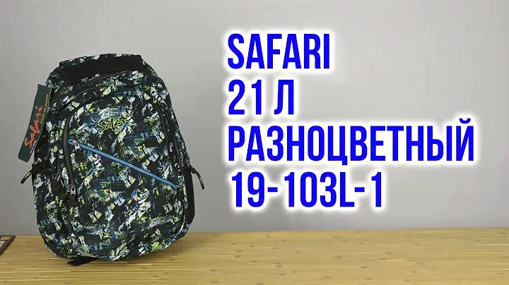 Распаковка Safari 46 х 33 х 14 см 21 л Разноцветный 19-103L-1