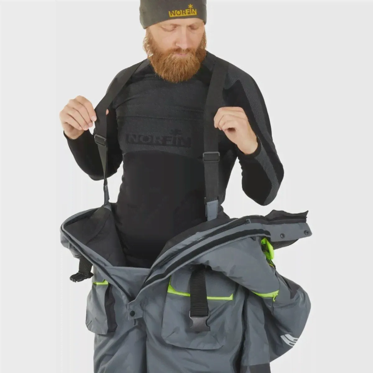 Костюм-поплавок зимний Norfin Signal 2 Pro M Gray-4